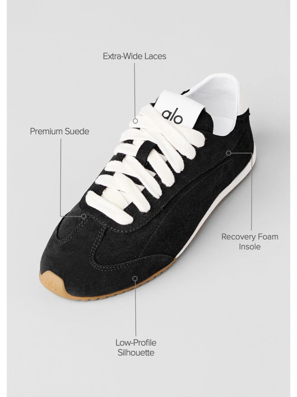 ALO Sunset Sneaker - Black